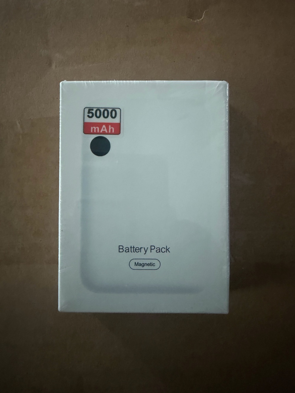 Magnetic Battery Pack 5000mAh Power Bank - White